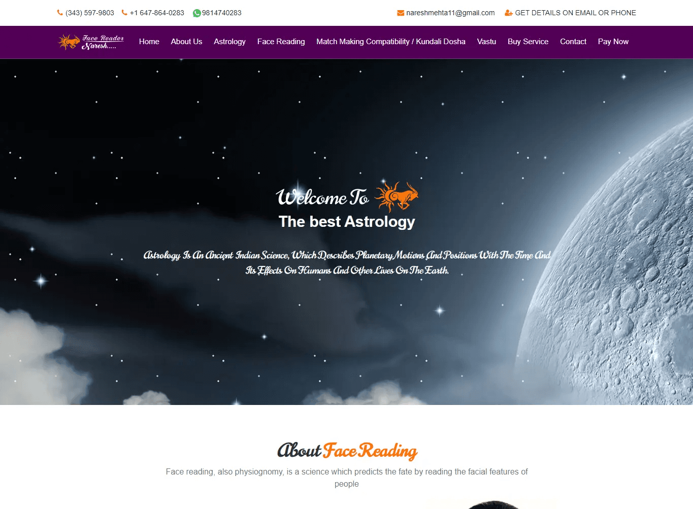 Astrology and Face Reading